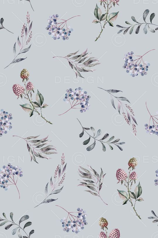 手绘花卉印花华亿平台图片