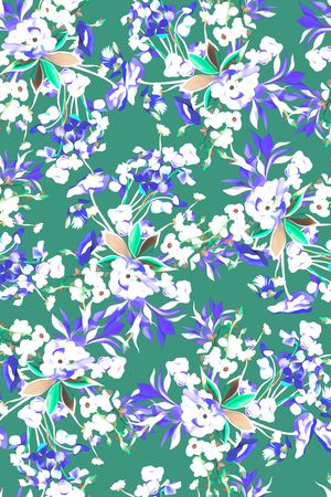 绿植树叶印花华亿平台图片