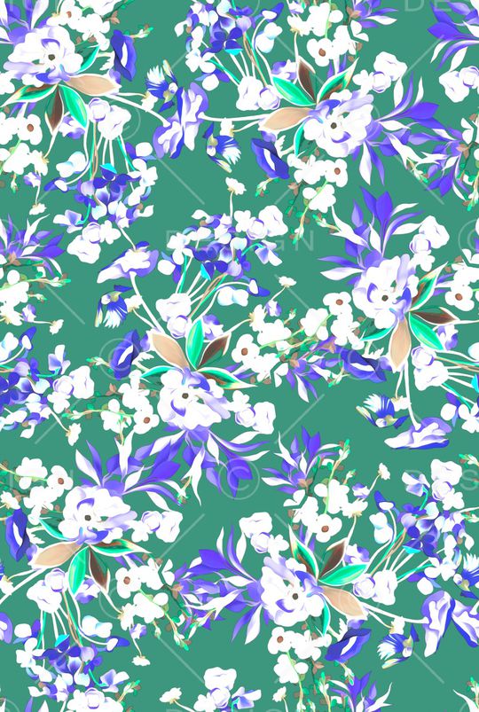 绿植树叶印花华亿平台图片