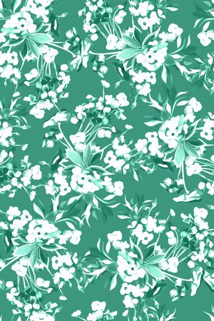 绿植树叶印花华亿平台图片