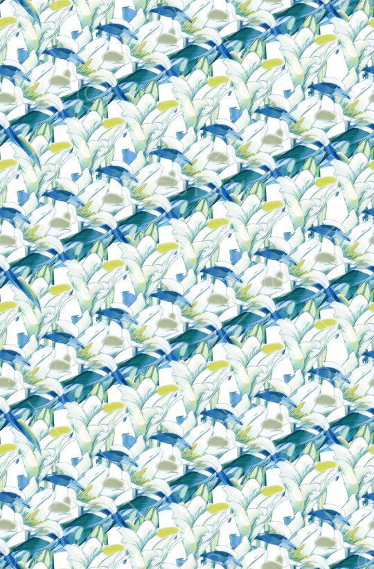 绿植树叶印花华亿平台图片