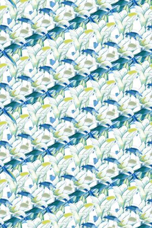 绿植树叶印花华亿平台图片