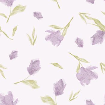 手绘花卉印花华亿平台图片