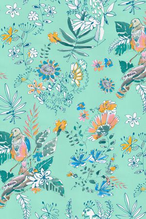 鸟印花华亿平台图片