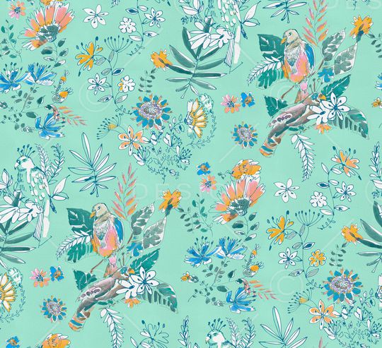 鸟印花华亿平台图片