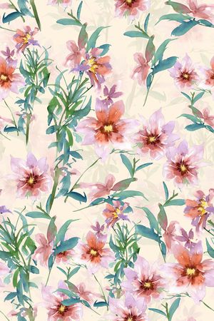 水彩印花华亿平台图片