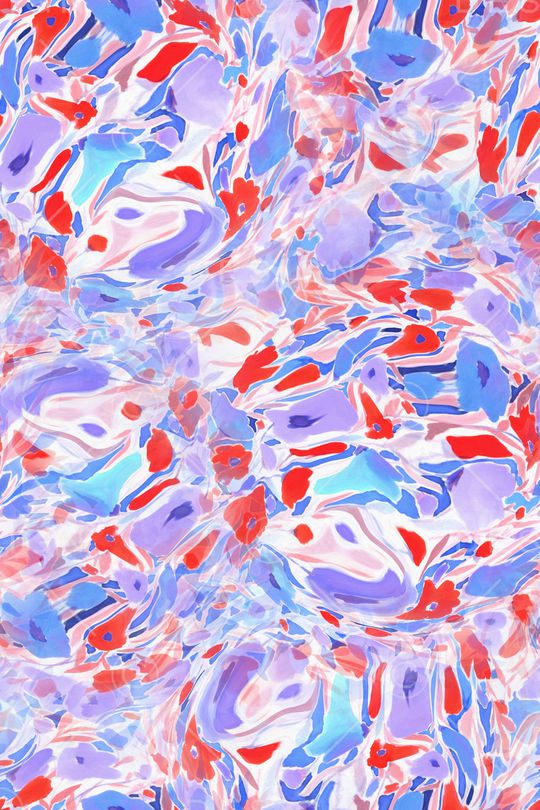 抽象印花华亿平台图片