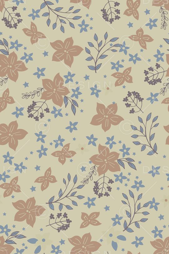 凤尾花印花华亿平台图片