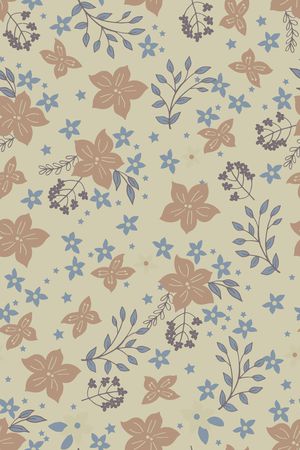 凤尾花印花华亿平台图片