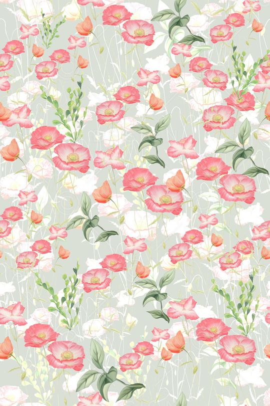 小清新印花华亿平台图片