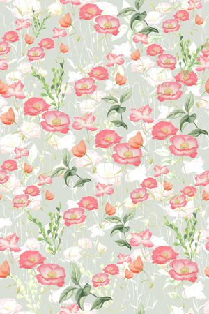 小清新印花华亿平台图片