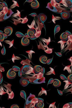 抽象印花华亿平台图片