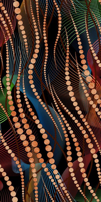 线条印花华亿平台图片