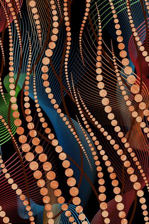 线条印花华亿平台图片