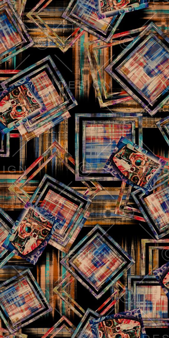 几何印花华亿平台图片