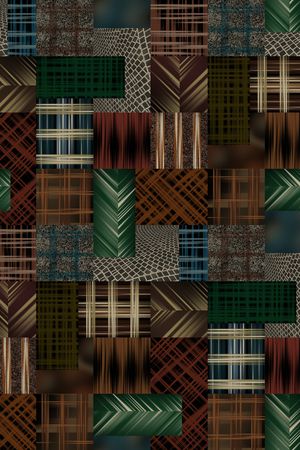 格子印花华亿平台图片