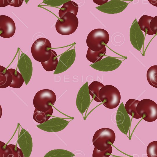 樱桃印花华亿平台图片