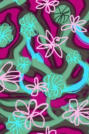 抽象印花华亿平台图片