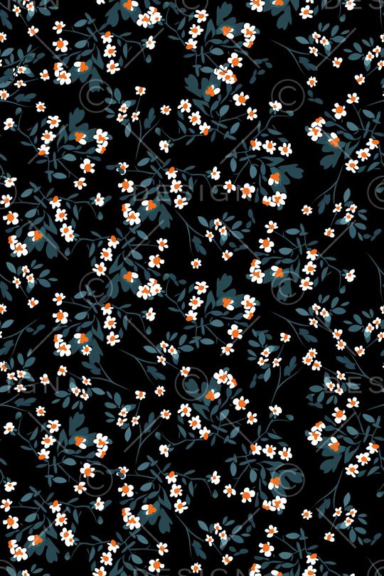 小碎花印花华亿平台图片