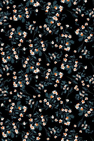 小碎花印花华亿平台图片