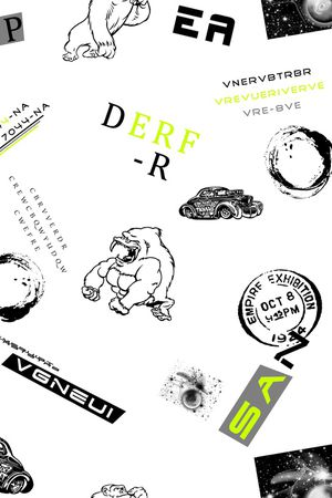 抽象印花华亿平台图片