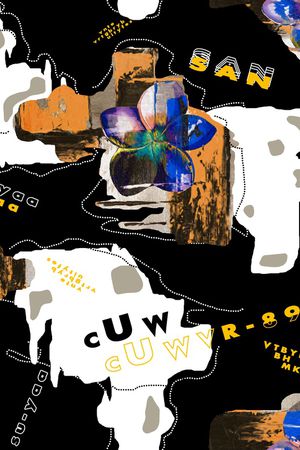 抽象印花华亿平台图片