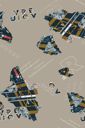 抽象印花华亿平台图片