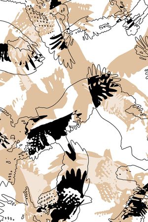 线条印花华亿平台图片