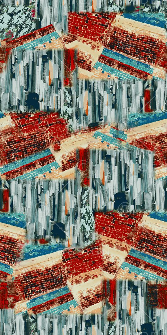 抽象印花华亿平台图片