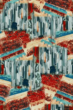 抽象印花华亿平台图片