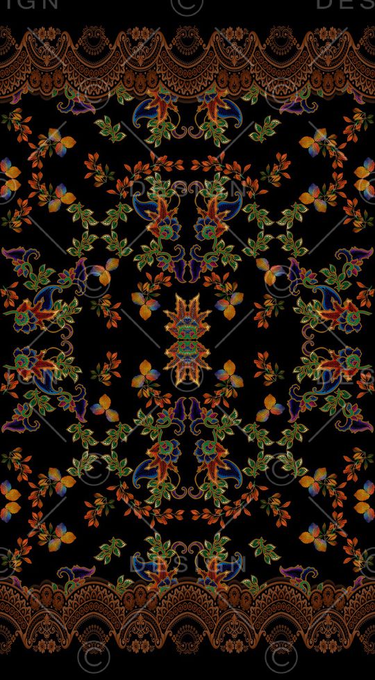 民族风印花华亿平台图片