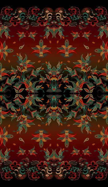 民族风印花华亿平台图片