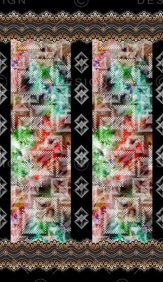 民族风印花华亿平台图片