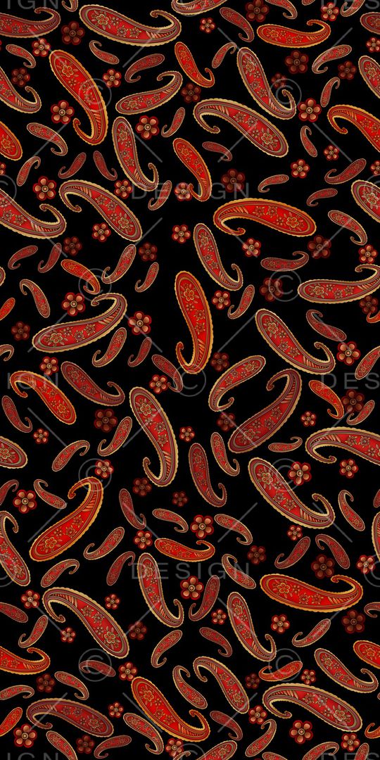 佩斯利印花华亿平台图片