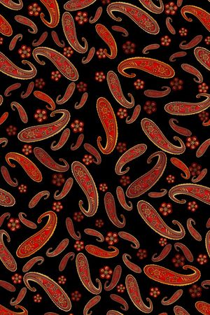 佩斯利印花华亿平台图片