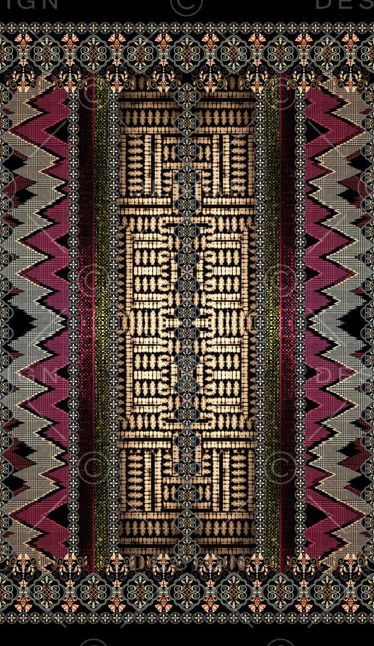 民族风印花华亿平台图片