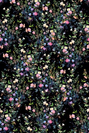 小碎花印花华亿平台图片