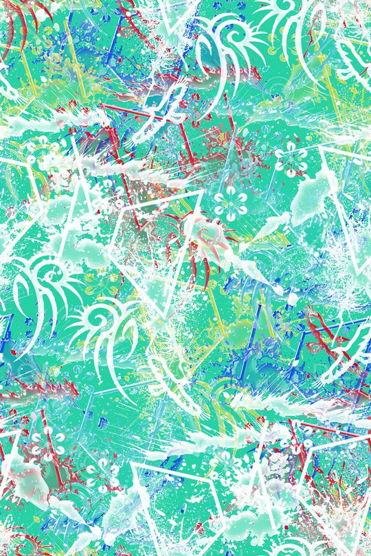 抽象印花华亿平台图片