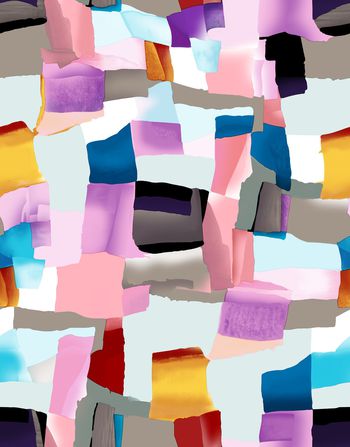 抽象印花华亿平台图片