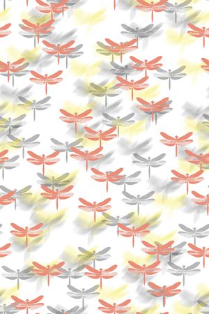 蜻蜓印花华亿平台图片