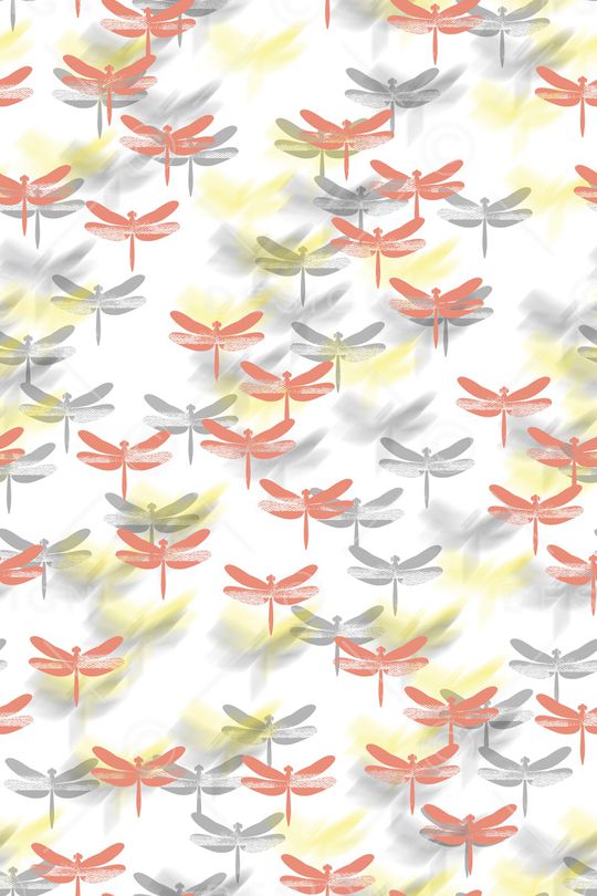 蜻蜓印花华亿平台图片