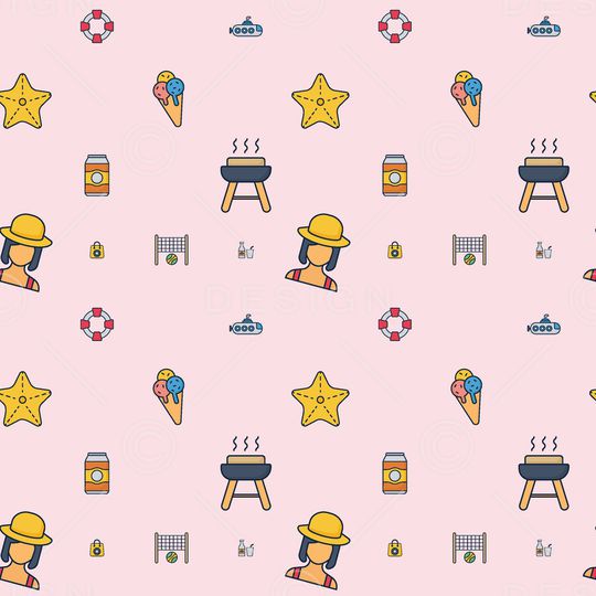 小清新印花华亿平台图片