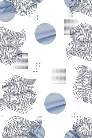 线条印花华亿平台图片