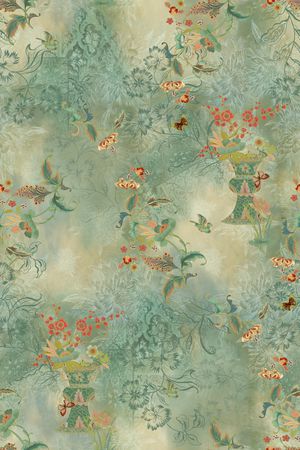 中国风印花华亿平台图片