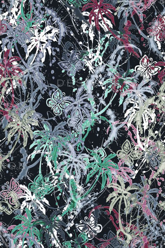 抽象印花华亿平台图片