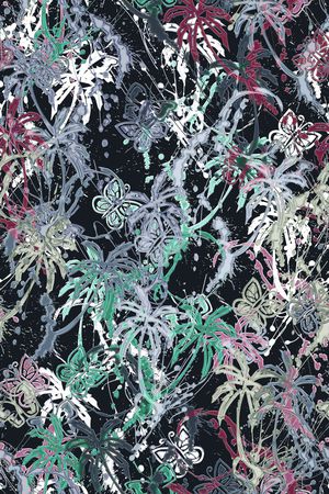 抽象印花华亿平台图片