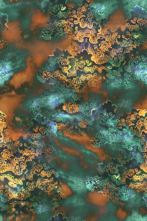 中国风印花华亿平台图片