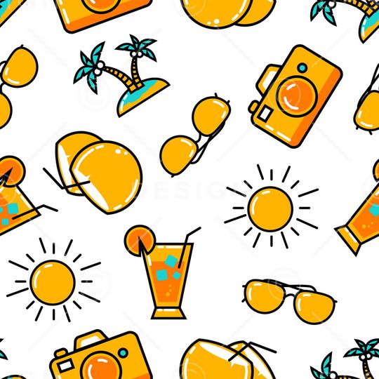 椰子树印花华亿平台图片