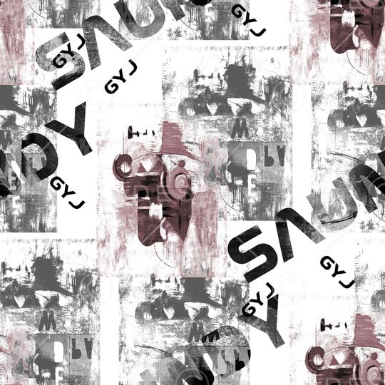 字母印花华亿平台图片