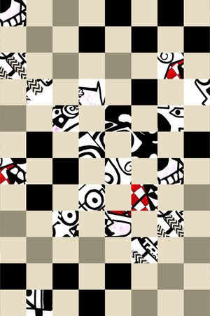 抽象印花华亿平台图片